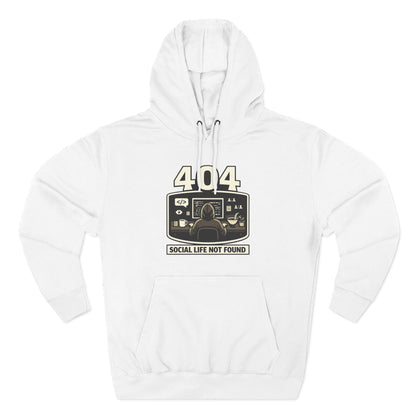 404 Social Life Not Found | Unisex Developer Hoodie