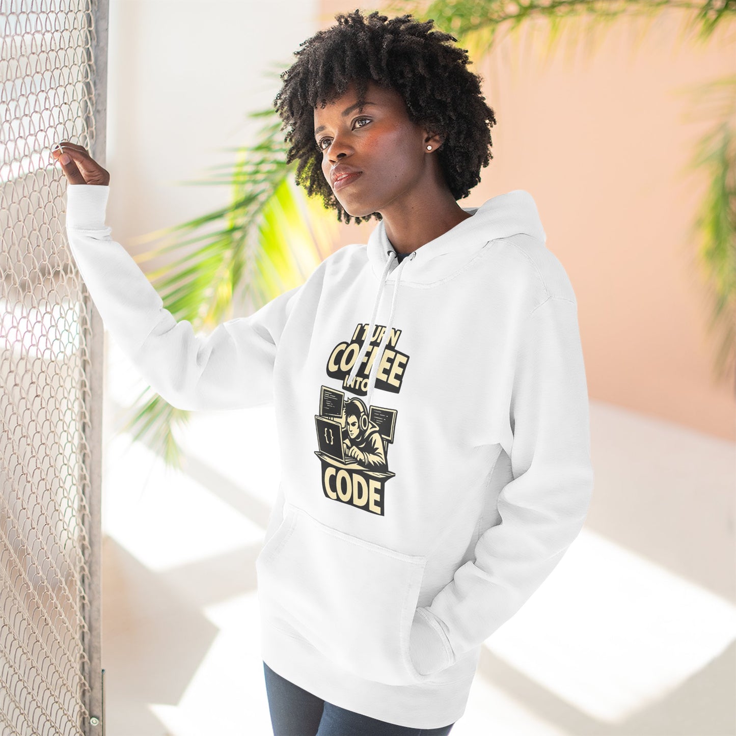 I Turn Coffee Into Code | Unisex Developer Hoodie