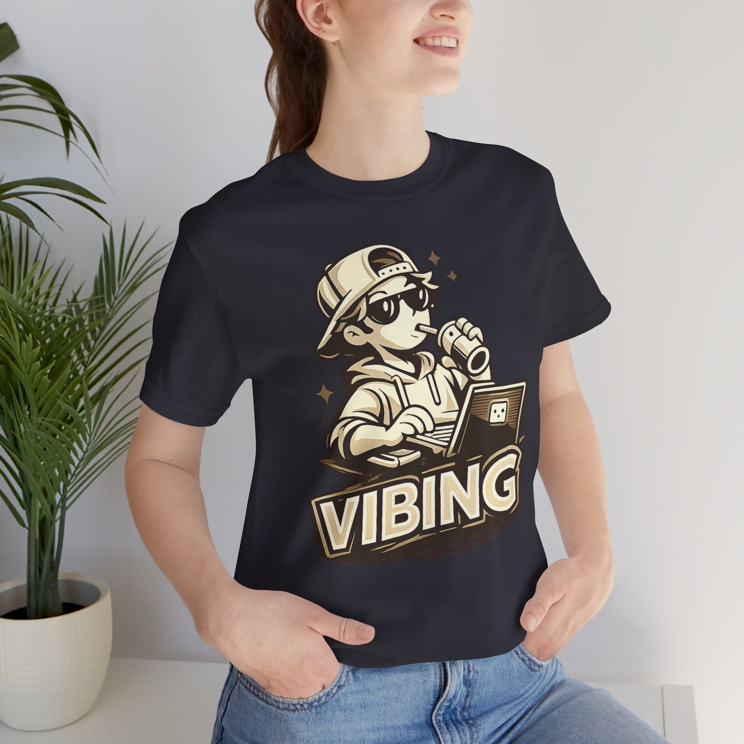 Vibing & Coding | Unisex Developer T-Shirt