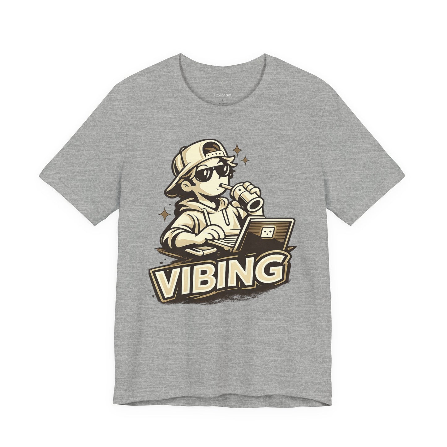 Vibing & Coding | Unisex Developer T-Shirt
