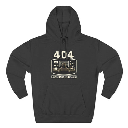 404 Social Life Not Found | Unisex Developer Hoodie