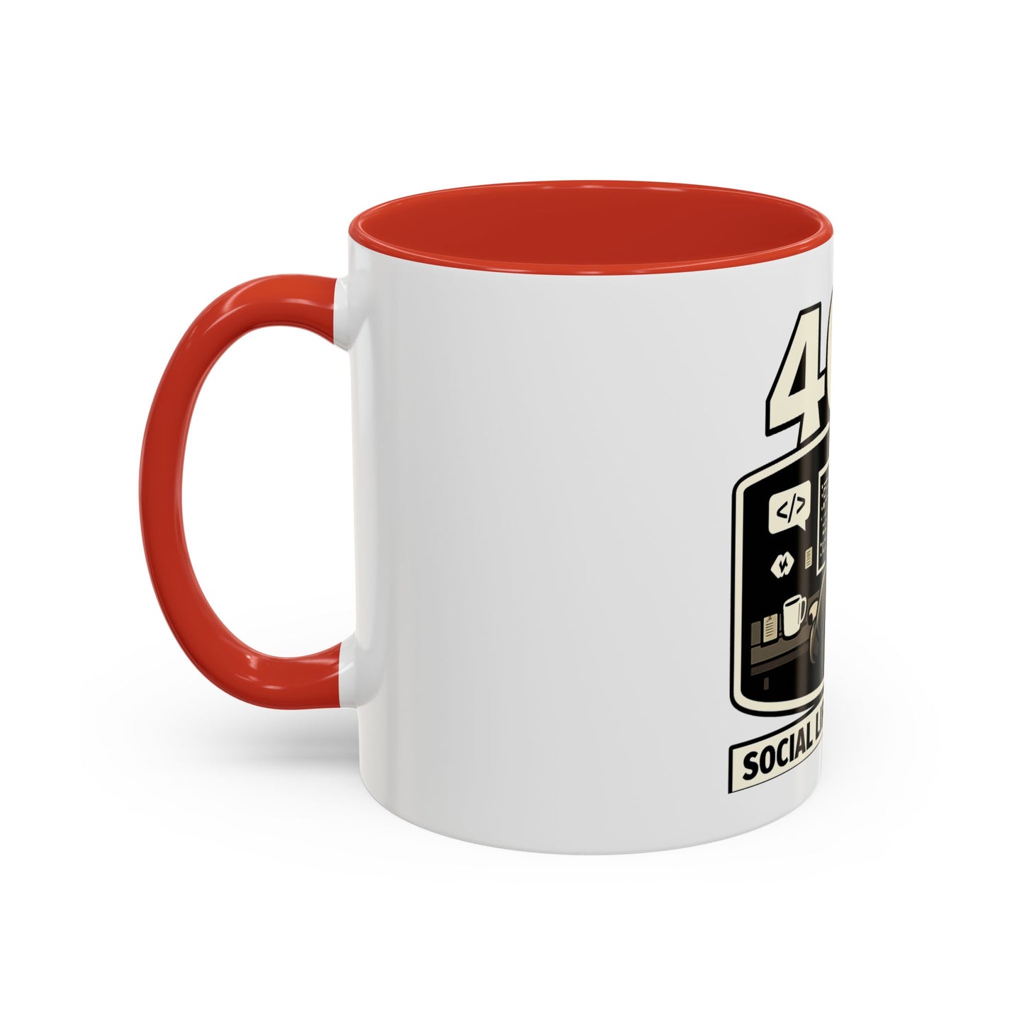 404 Social Life Not Found | Developer Coffee Mug