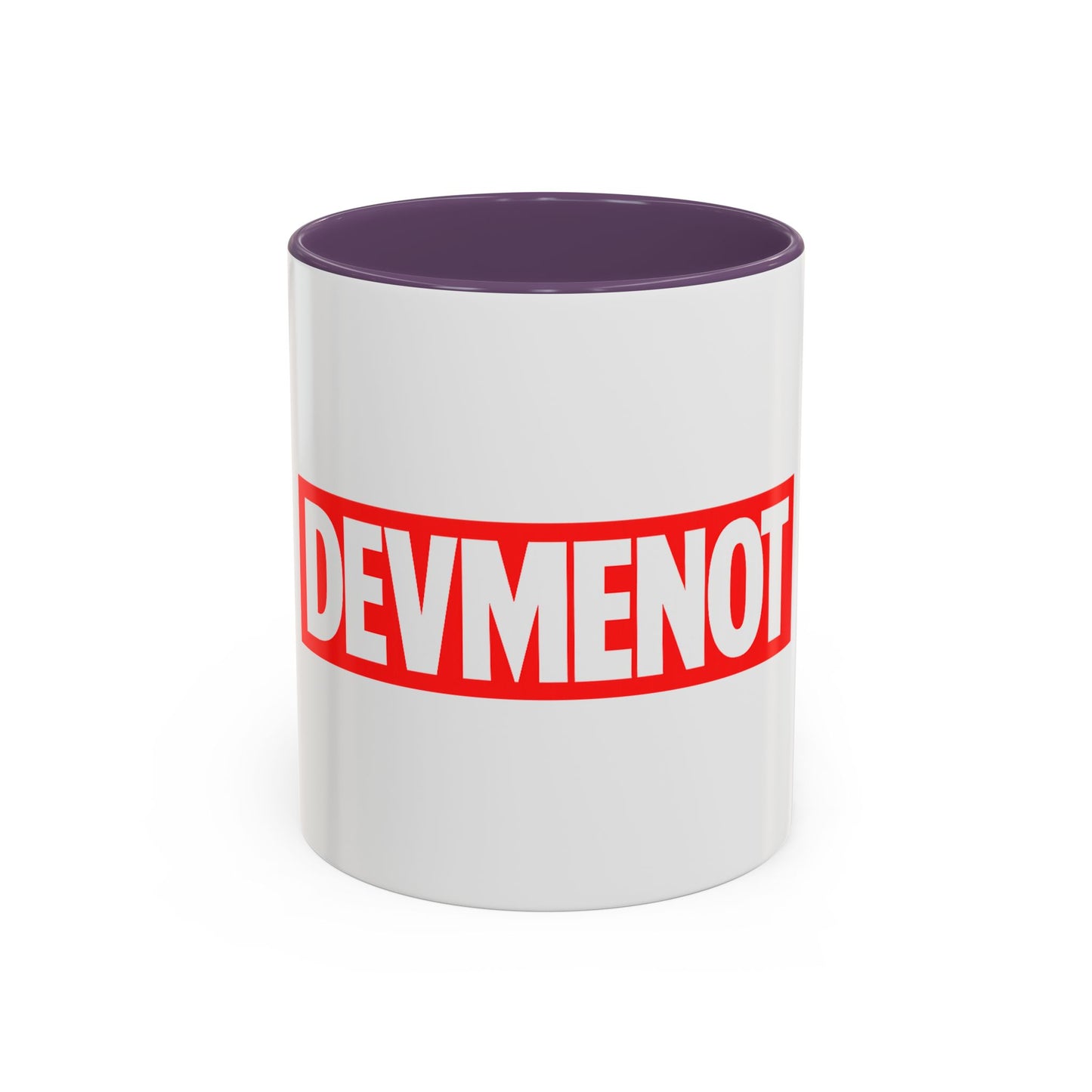 DevMeNot Logo | Developer Coffee Mug