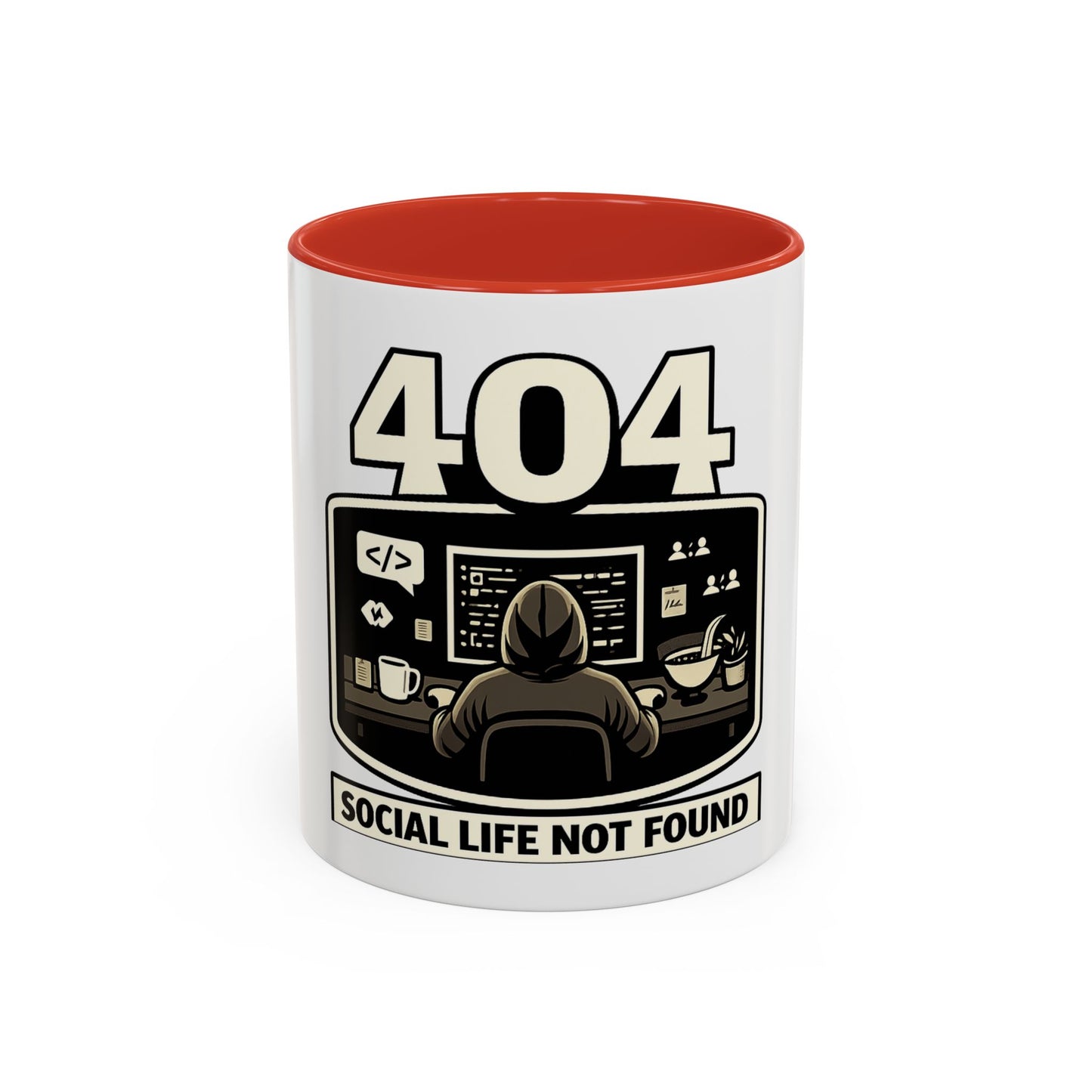 404 Social Life Not Found | Developer Coffee Mug