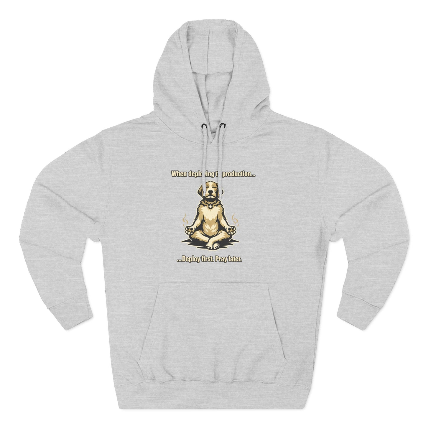Deploy Fast, Pray Later | Unisex Developer Hoodie