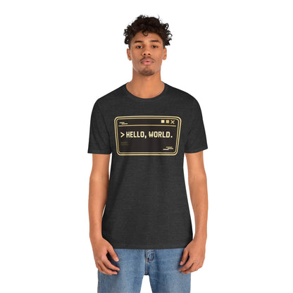 Hello World, Terminal | Unisex Developer T-Shirt