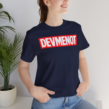 DevMeNot Logo | Unisex Developer T-Shirt