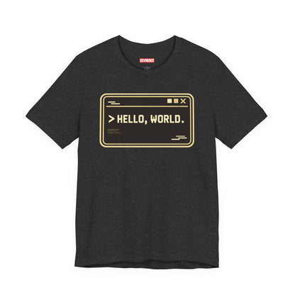 Hello World, Terminal | Unisex Developer T-Shirt