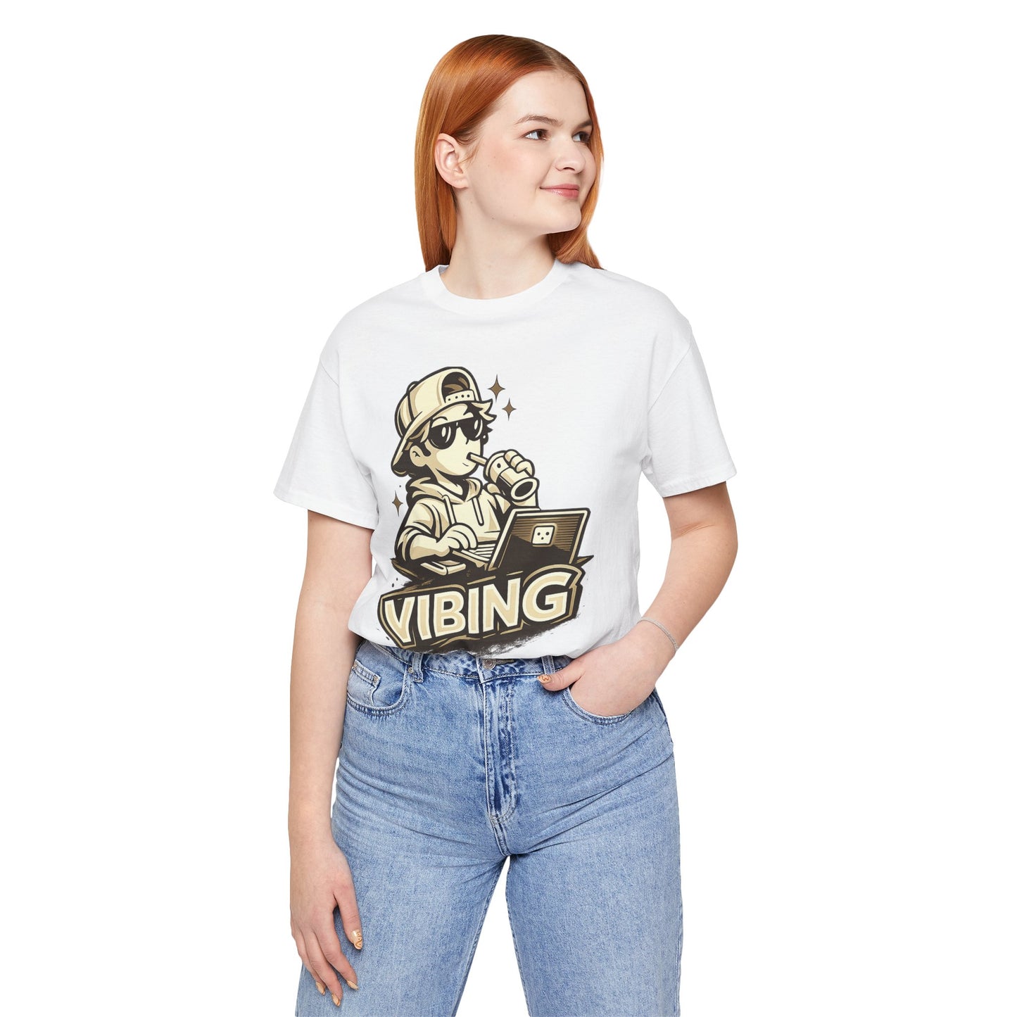 Vibing & Coding | Unisex Developer T-Shirt