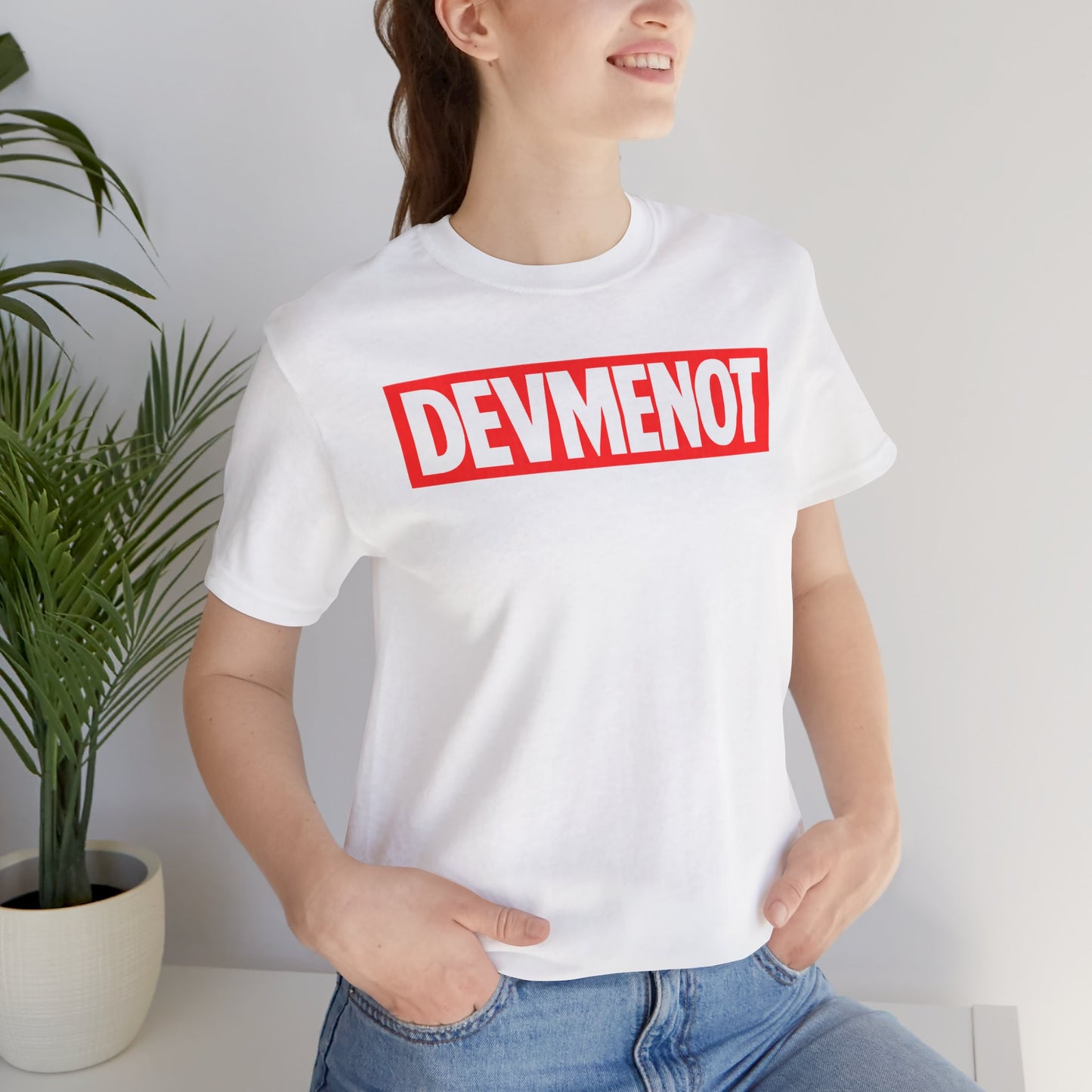 DevMeNot Logo | Unisex Developer T-Shirt