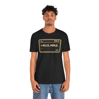 Hello World, Terminal | Unisex Developer T-Shirt
