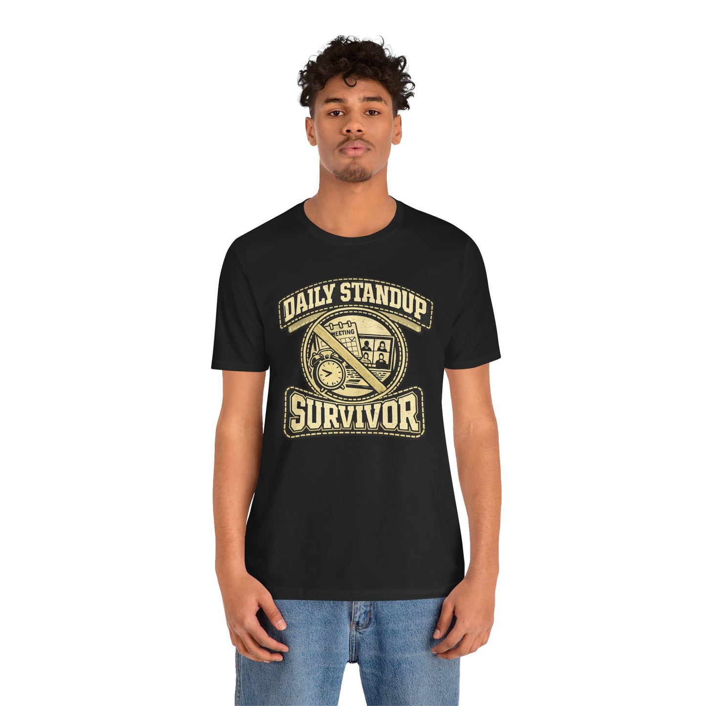 Daily Standup Survivor | Unisex Developer T-Shirt