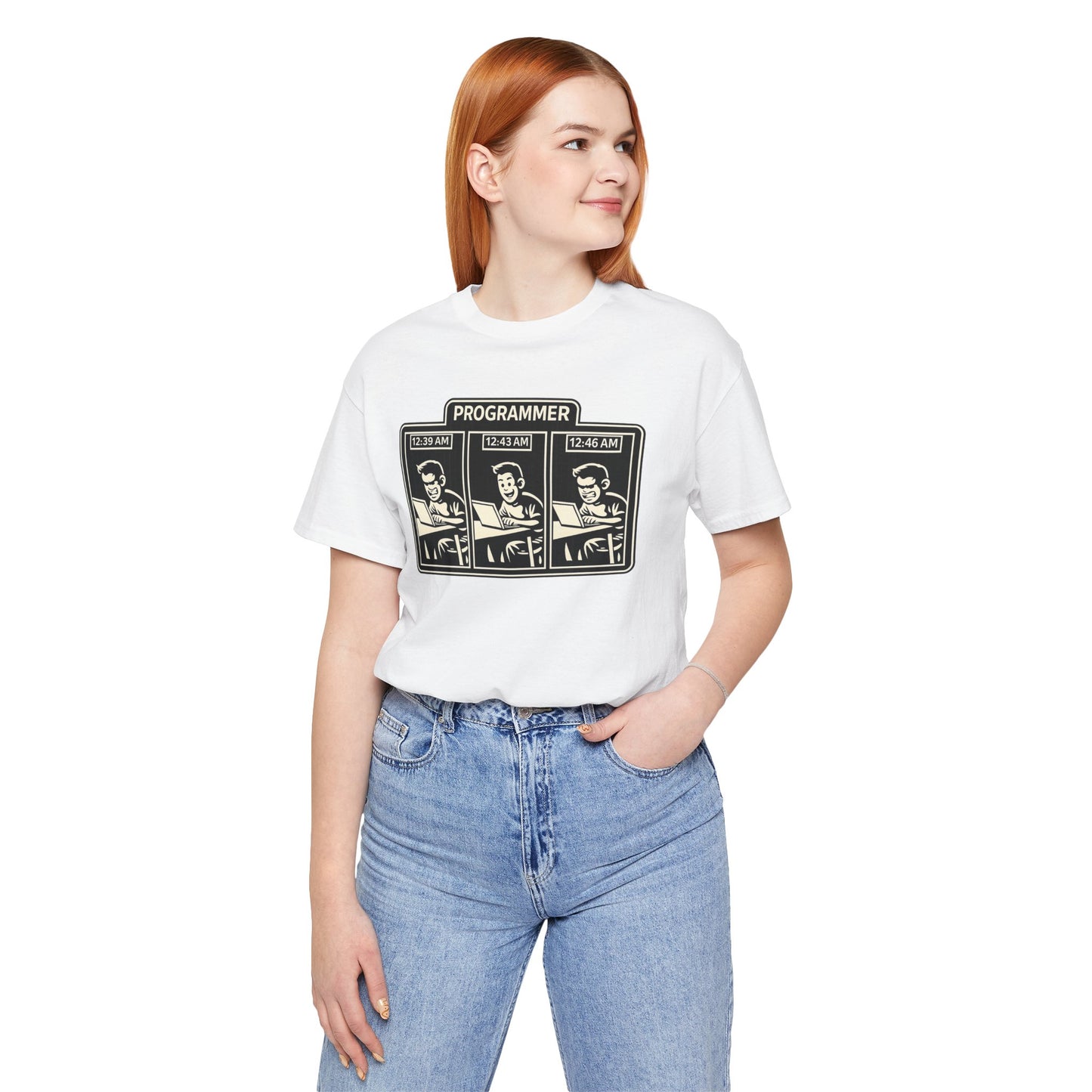 Programmer Timeline, Late Night Coding | Unisex Developer T-Shirt