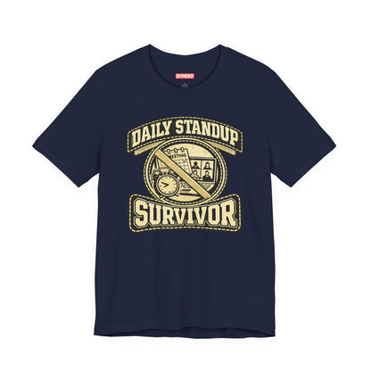 Daily Standup Survivor | Unisex Developer T-Shirt