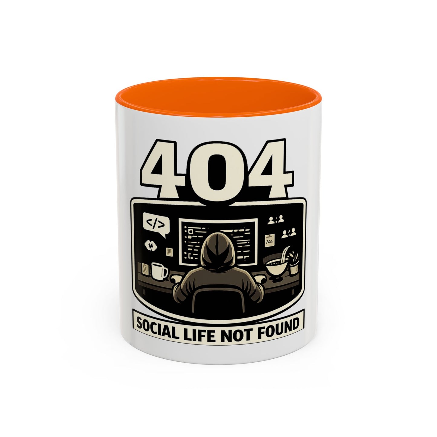 404 Social Life Not Found | Developer Coffee Mug