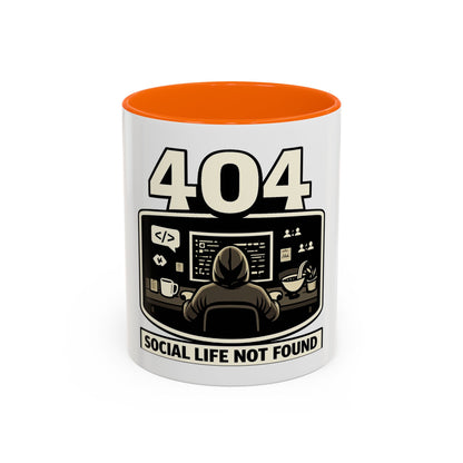 404 Social Life Not Found | Developer Coffee Mug