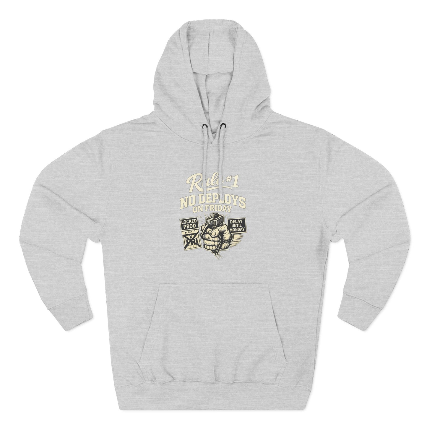 Rule 1 No Deploys on Friday | Unisex Developer Hoodie