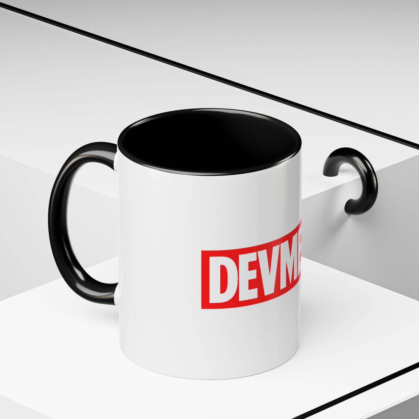 DevMeNot Logo | Developer Coffee Mug