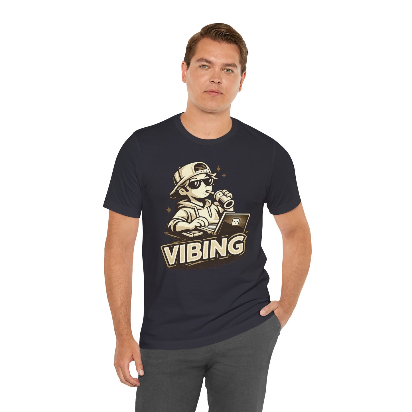 Vibing & Coding | Unisex Developer T-Shirt