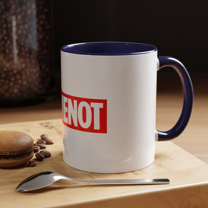 DevMeNot Logo | Developer Coffee Mug