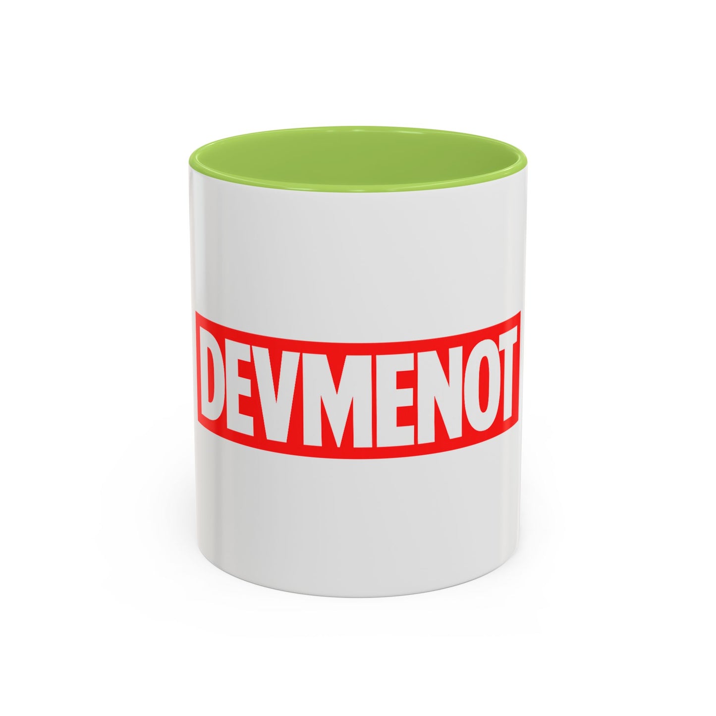 DevMeNot Logo | Developer Coffee Mug
