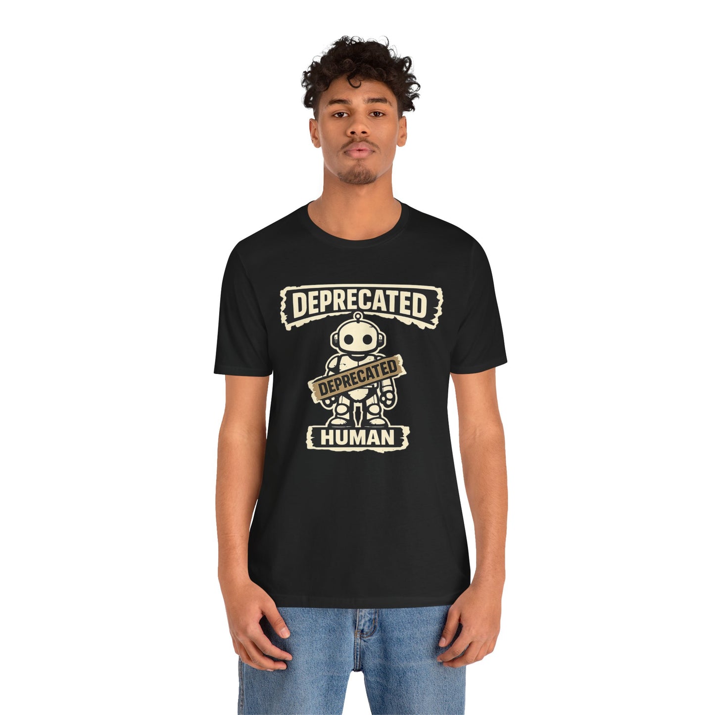 Deprecated Human, AI Era | Unisex Developer T-Shirt