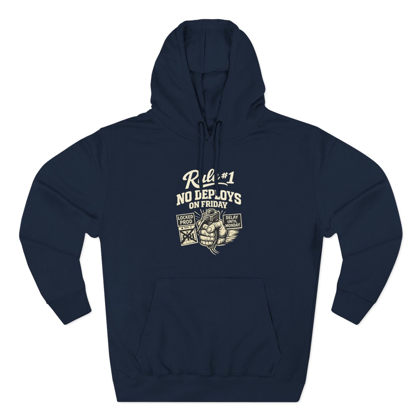 Rule 1 No Deploys on Friday | Unisex Developer Hoodie