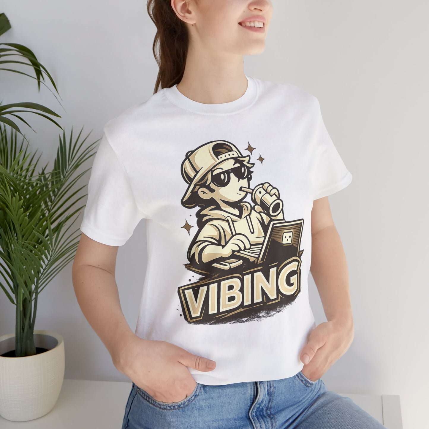 Vibing & Coding | Unisex Developer T-Shirt