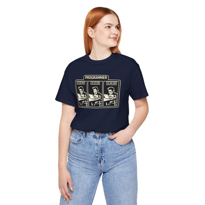Programmer Timeline, Late Night Coding | Unisex Developer T-Shirt