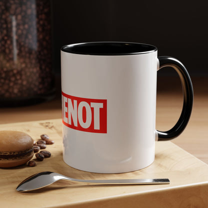 DevMeNot Logo | Developer Coffee Mug