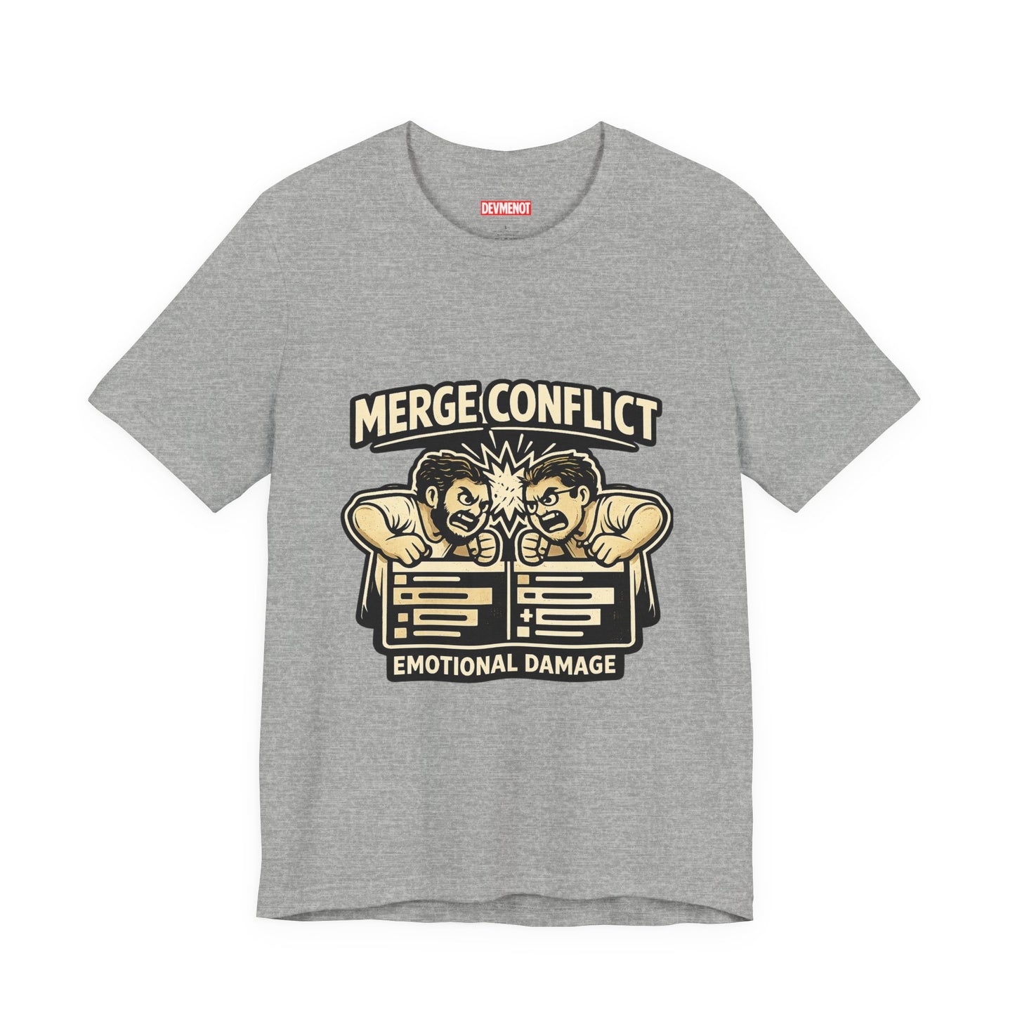 Merge Conflict, Emotional Damage | Unisex Developer T-Shirt