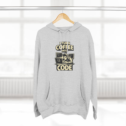 I Turn Coffee Into Code | Unisex Developer Hoodie