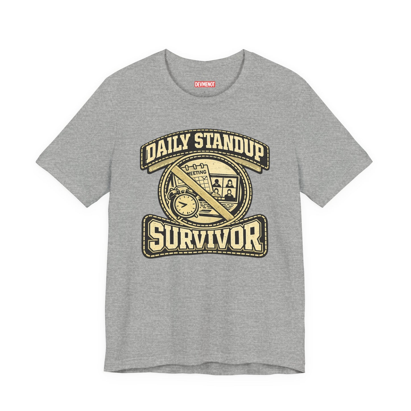 Daily Standup Survivor | Unisex Developer T-Shirt