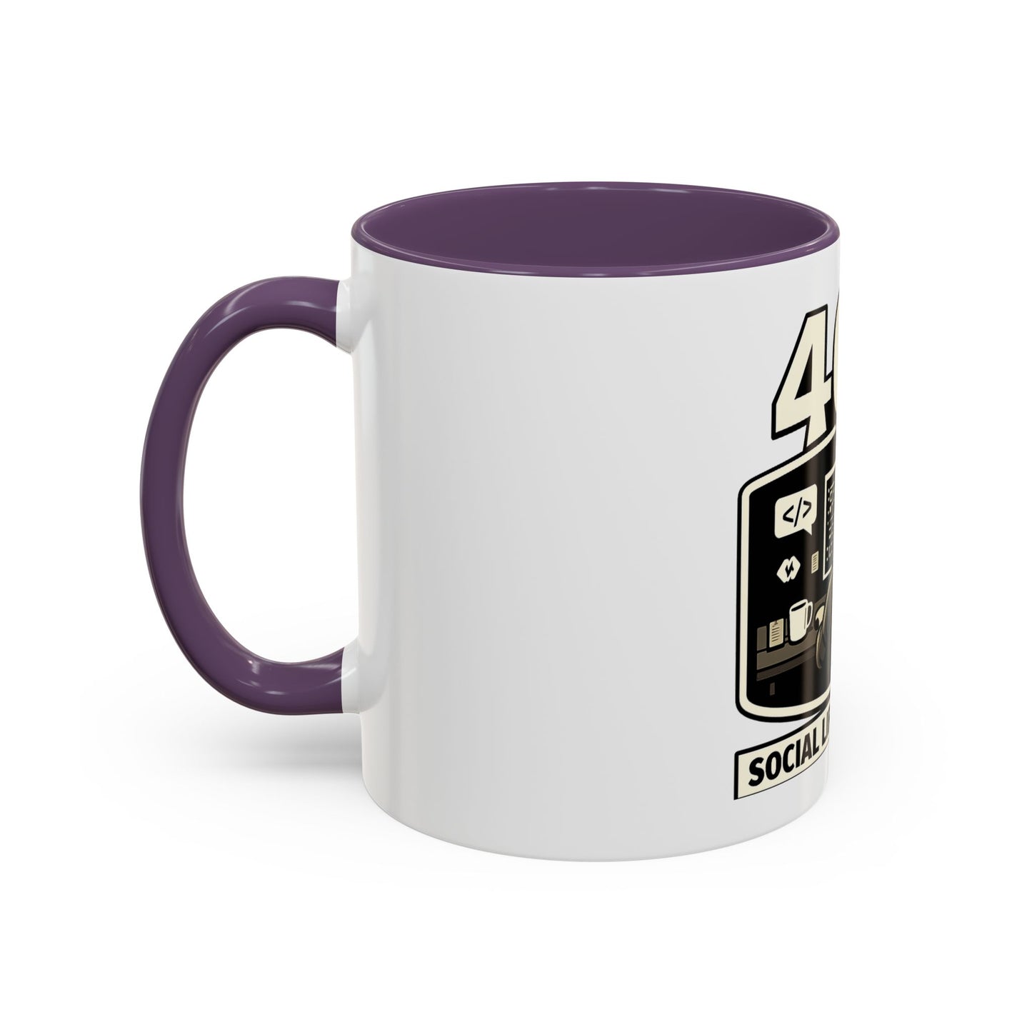 404 Social Life Not Found | Developer Coffee Mug
