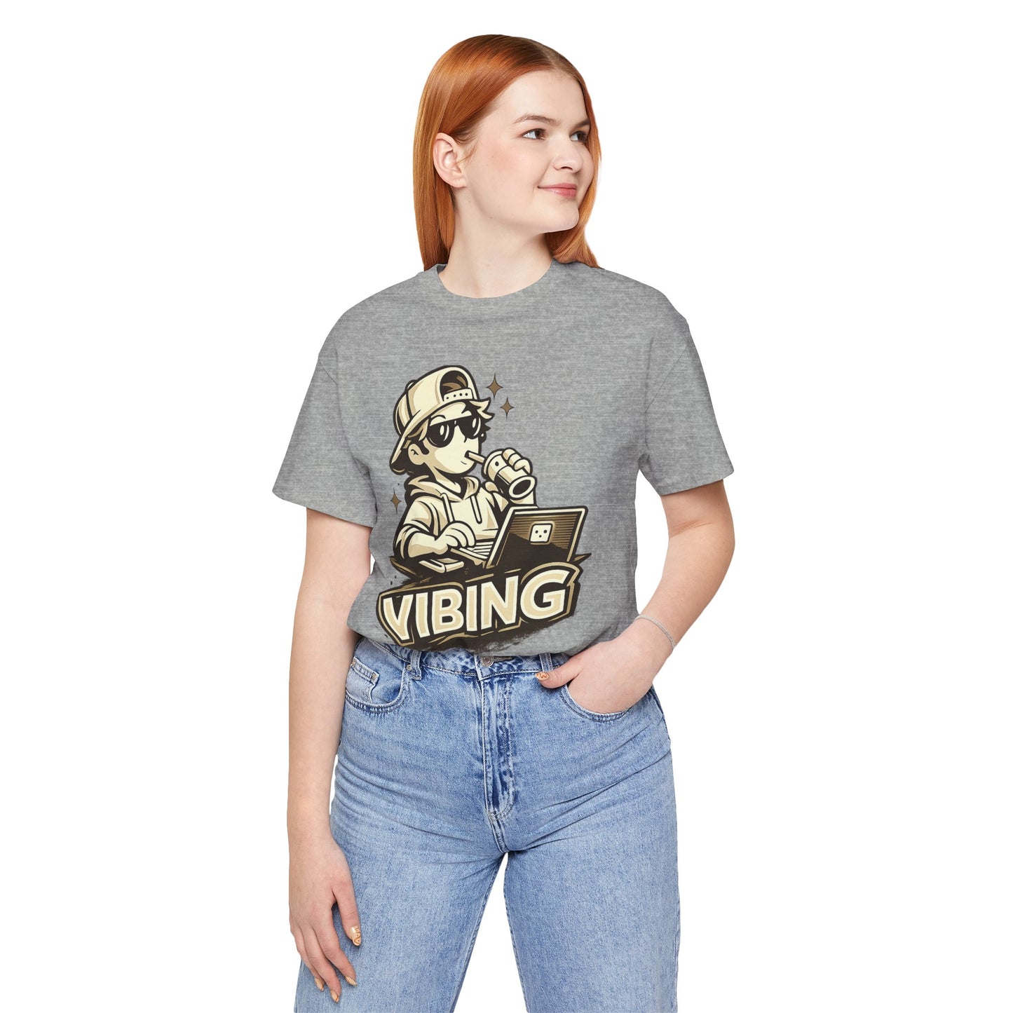 Vibing & Coding | Unisex Developer T-Shirt
