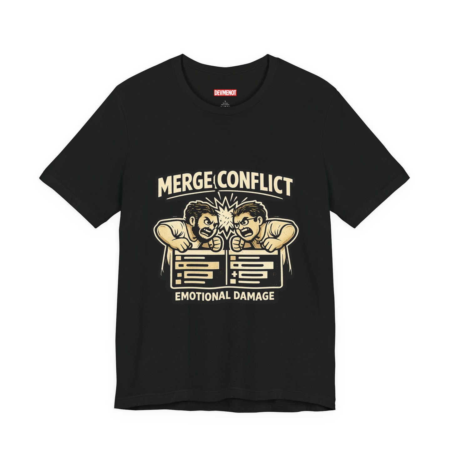 Merge Conflict, Emotional Damage | Unisex Developer T-Shirt