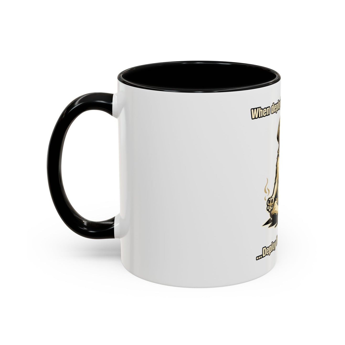 Deploy Fast, Pray Later | Developer Coffee Mug