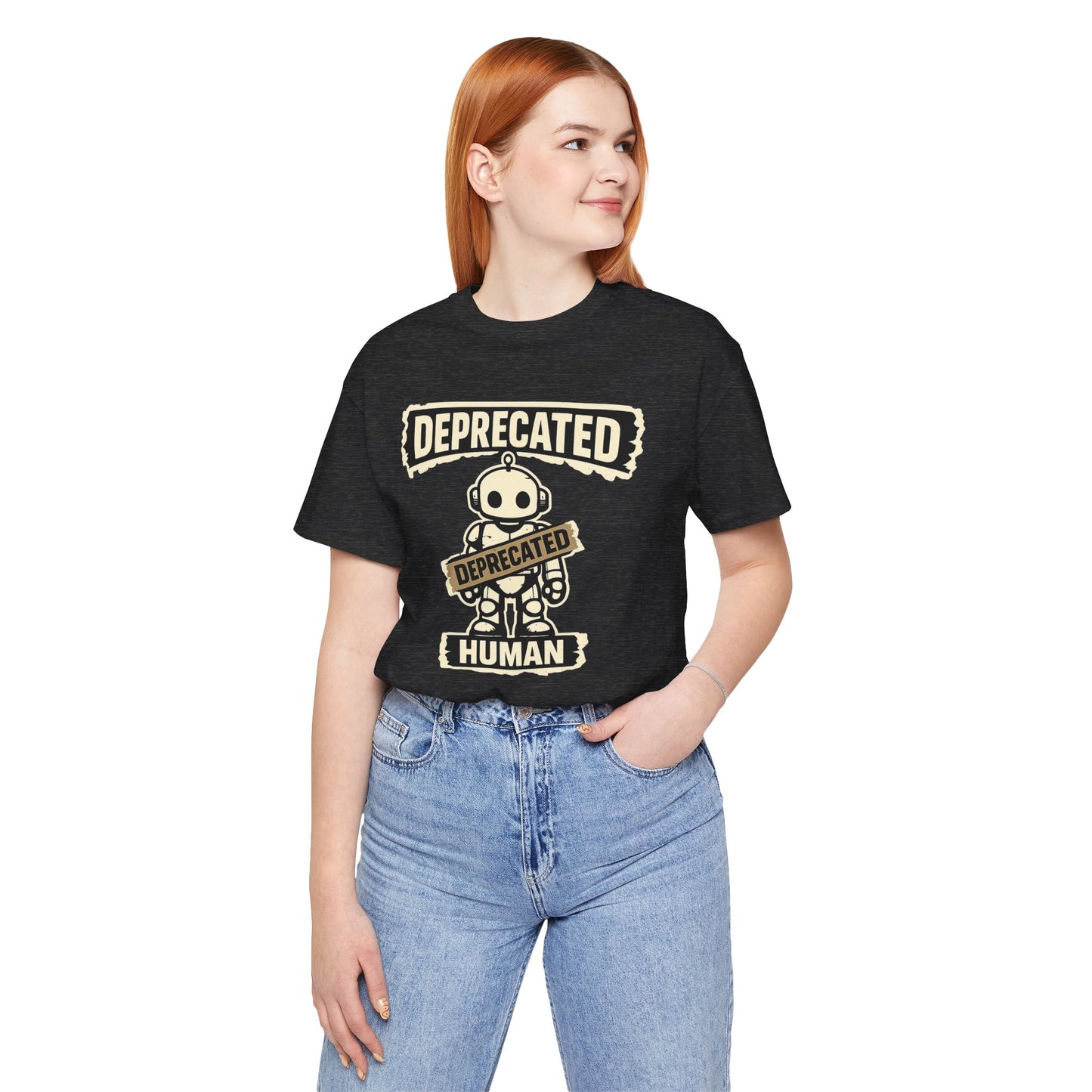 Deprecated Human, AI Era | Unisex Developer T-Shirt