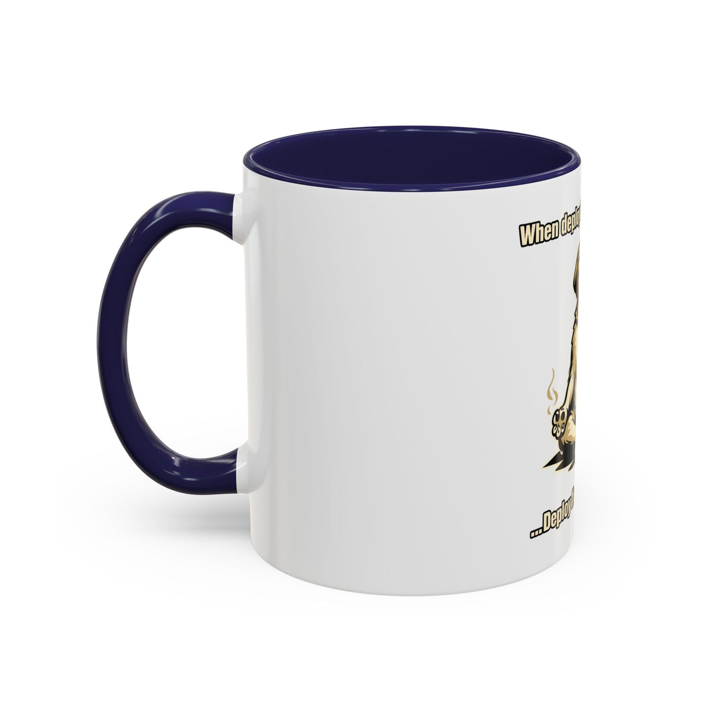 Deploy Fast, Pray Later | Developer Coffee Mug