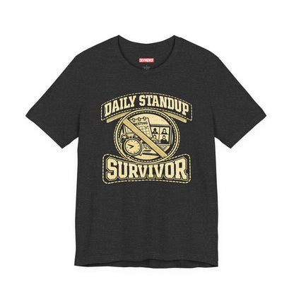 Daily Standup Survivor | Unisex Developer T-Shirt