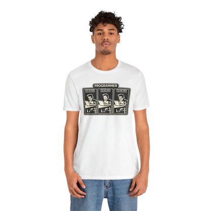Programmer Timeline, Late Night Coding | Unisex Developer T-Shirt