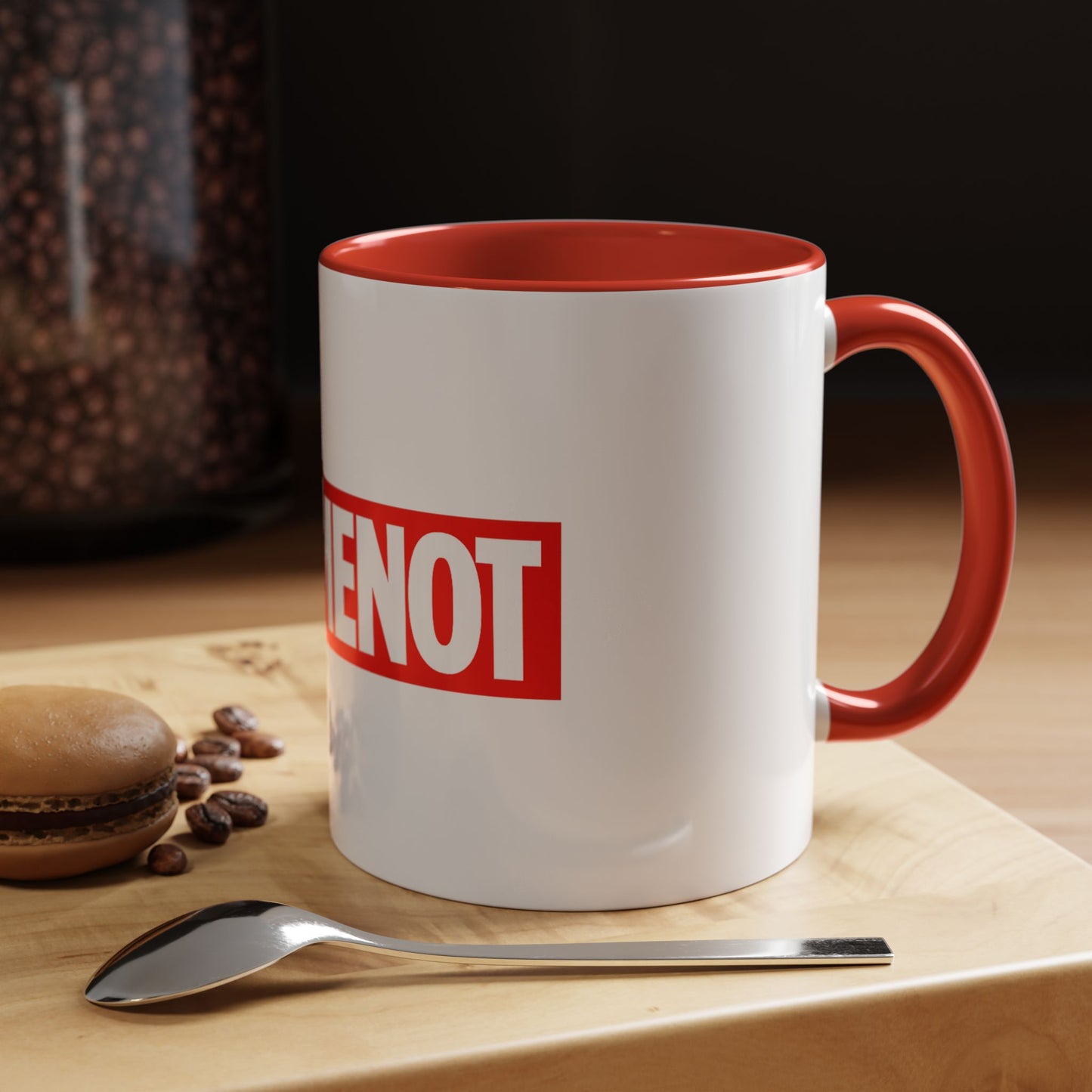 DevMeNot Logo | Developer Coffee Mug
