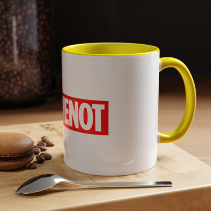 DevMeNot Logo | Developer Coffee Mug