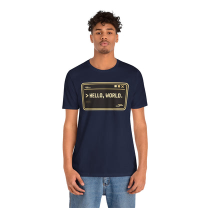 Hello World, Terminal | Unisex Developer T-Shirt