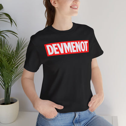 DevMeNot Logo | Unisex Developer T-Shirt