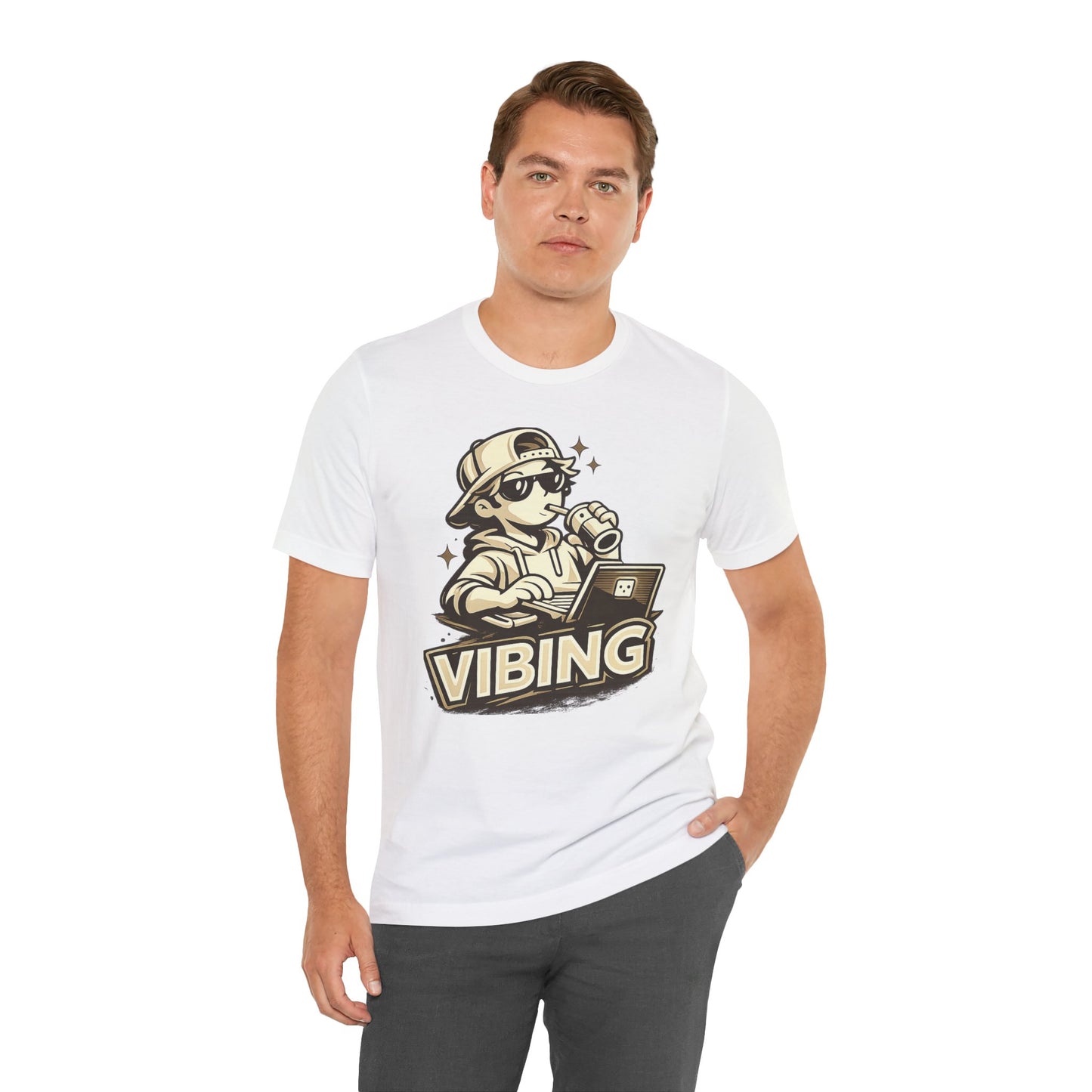 Vibing & Coding | Unisex Developer T-Shirt