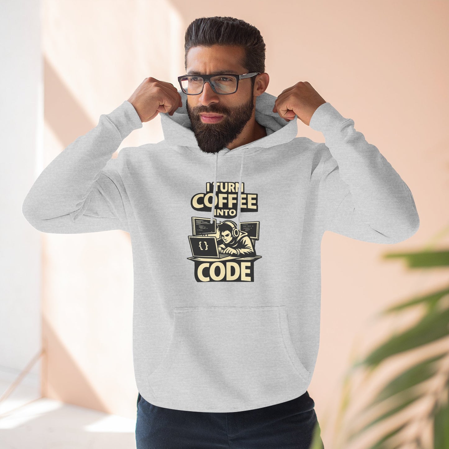 I Turn Coffee Into Code | Unisex Developer Hoodie