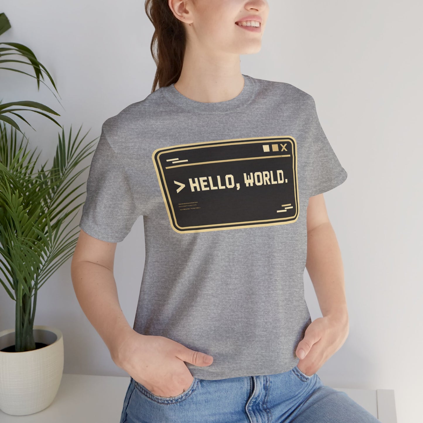 Hello World, Terminal | Unisex Developer T-Shirt