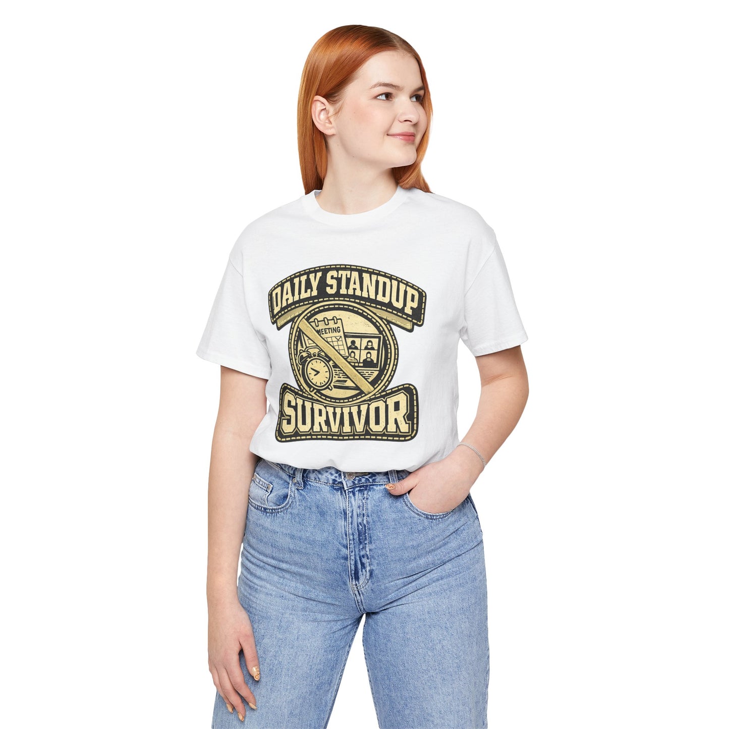 Daily Standup Survivor | Unisex Developer T-Shirt