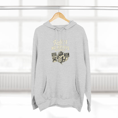 Rule 1 No Deploys on Friday | Unisex Developer Hoodie